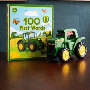 John Deere Book & Tractor Flashlight Set